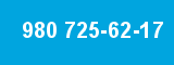 980 725-62-17 980 725-62-17